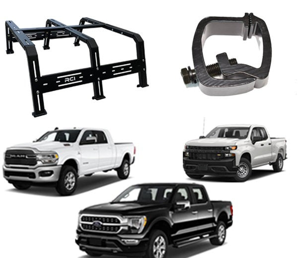RCI | 12″ SPORT BED RACK STEEL FOR SHORT AND STANDARD BED | F150/GM 1500 2500/RAM 1500 2500