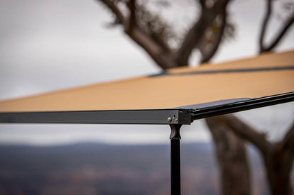 ARB | ALUMINUM AWNING W/ LED LIGHT | 2.5X2.5 M | BLACK