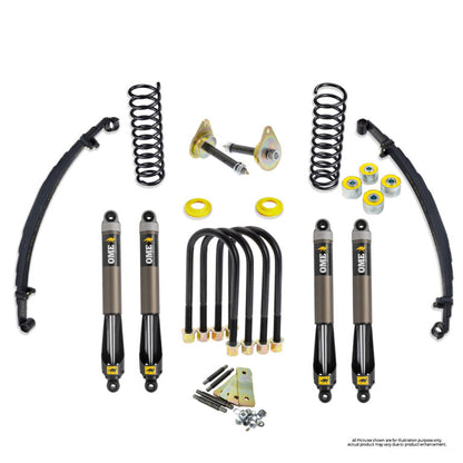 ARB | MT64 KIT | LC79 2007+ | FRONT COIL & REAR LEAF MEDUIM & STEERING STABLIZER
