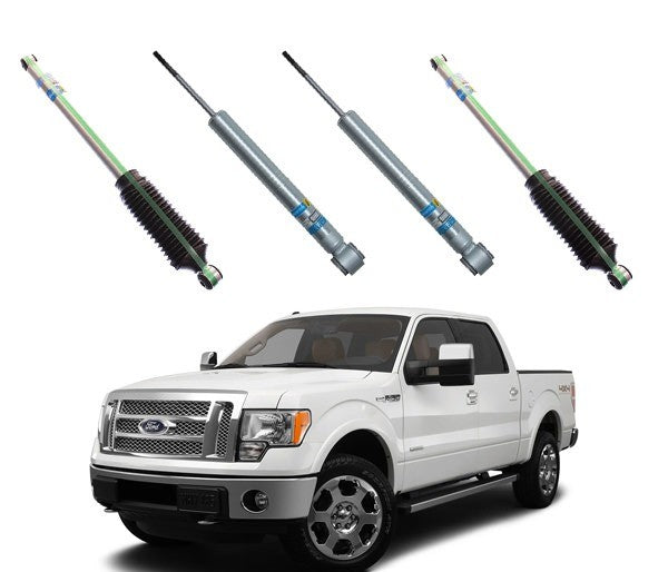 BILSTEIN | 0-2.25″ FRONT ADJUSTABLE & 0-1″ REAR 5100 SHOCKS KIT | F150 4WD 2009-2013
