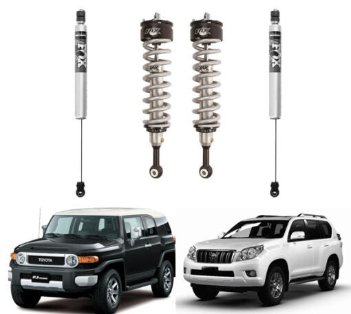 FOX | 0-2″ FRONT & 0-1.5″ REAR 2.0 PERFORMANCE SHOCKS KIT | FJ CRUISER 4WD 2010-2022/PRADO 150 4WD 2010-2023