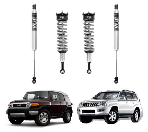 FOX | 0-2″ FRONT & 0-1.5″ REAR 2.0 PERFORMANCE SHOCKS KIT | FJ CRUISER 4WD 2007-2009/PRADO 120 4WD 2003-2009
