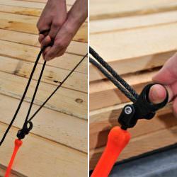 PERFECT BUNGEE | 2 PACK 12″ ROPE LOCK TIE DOWN